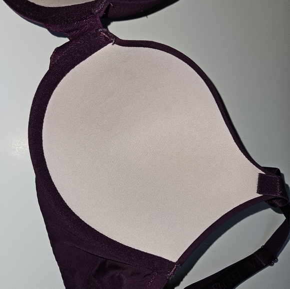 Victoria's Secret T-shirt Push-up Full Coverage Bra 32DD Purple - Picture 6 of 12
